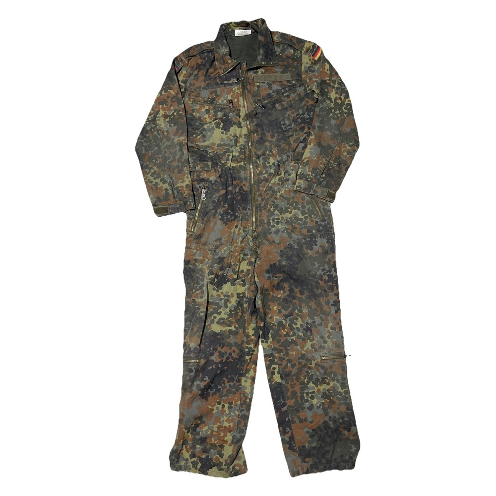Feuchter Ringelai German Army Military Camouflage Suit Coveralls Vintage 90s